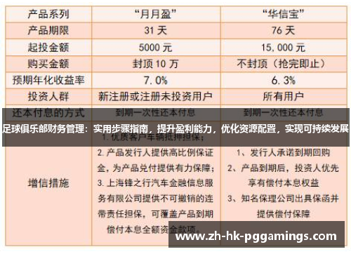 足球俱乐部财务管理：实用步骤指南，提升盈利能力，优化资源配置，实现可持续发展